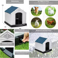Ventilated Waterproof Dog House - Insulated Shelter for Small to Large Dogs with Elevated Floor and Air Vents