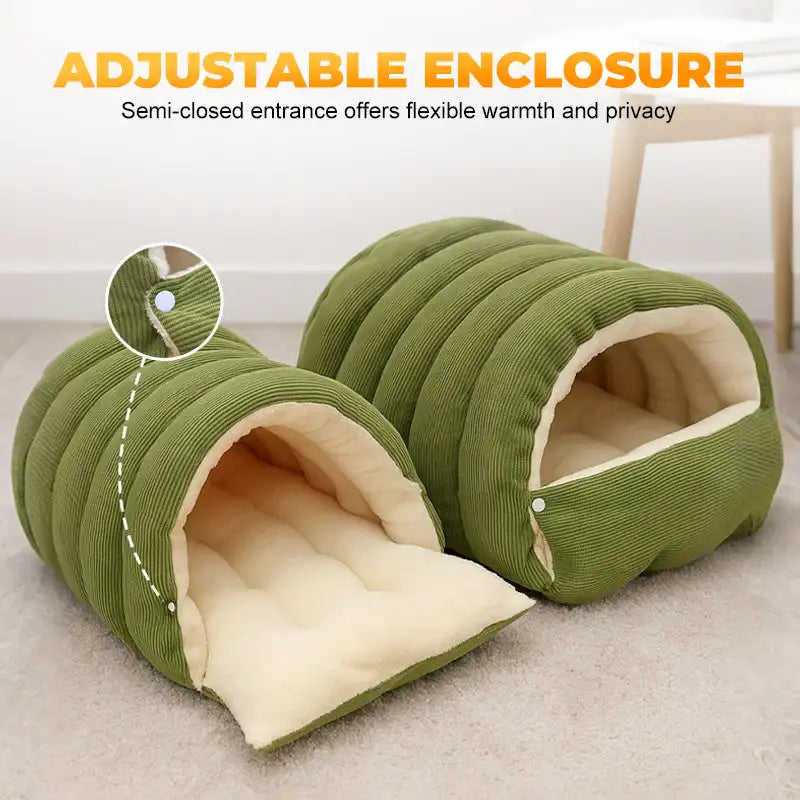 Warmth Cozy Comfort  Plush Pet Cave